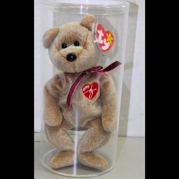 1999 Signature Bear TY Beanie Baby w/Errors Retired